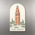 She's Choosing San Diego Magnet | Map Inspired Illustration | S1136-M