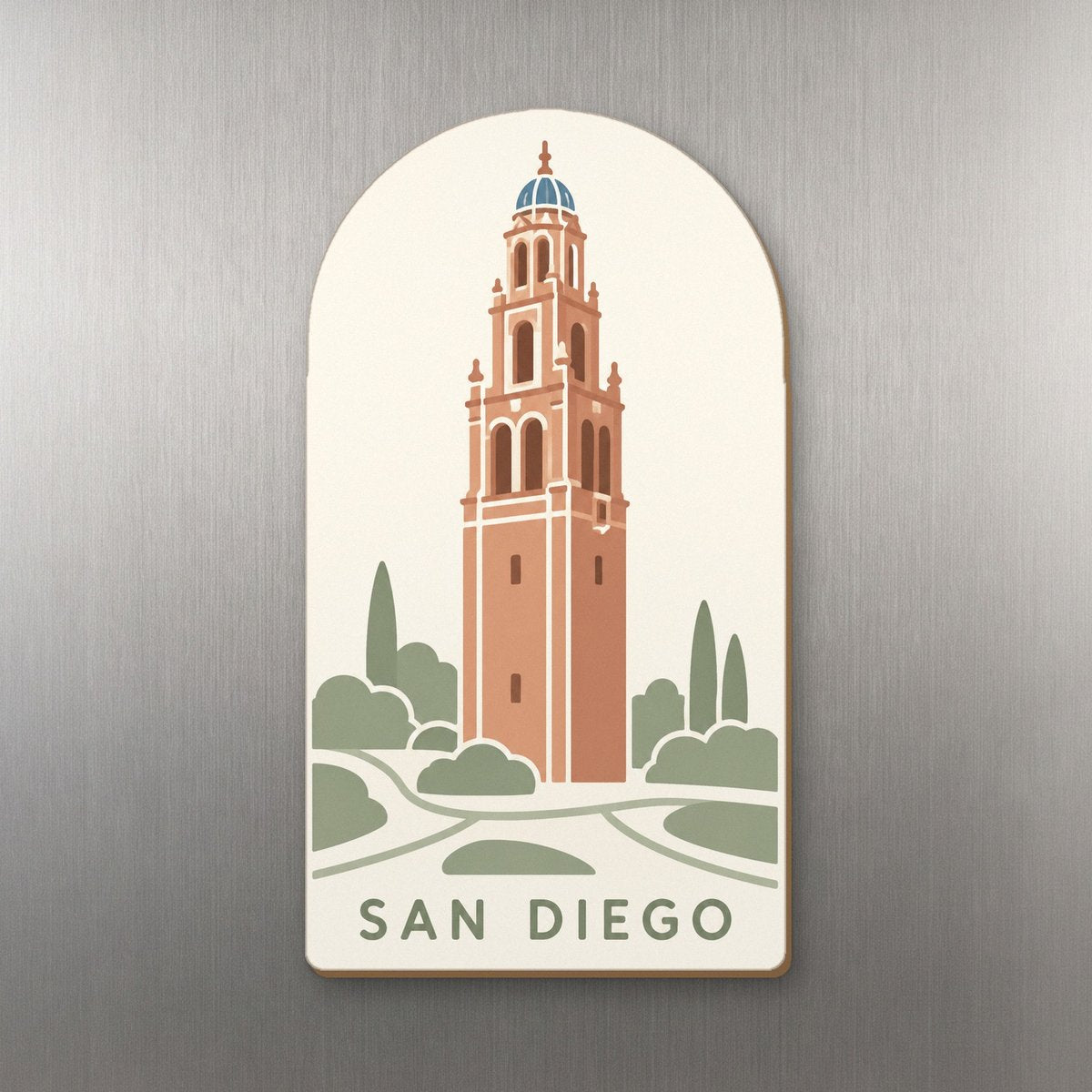 She's Choosing San Diego Magnet | Map Inspired Illustration | S1136-M