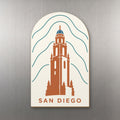 She's Choosing San Diego Magnet | Topographic Contours | S1137-M