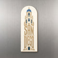 She's Choosing San Diego Magnet | Typographic Illustration | S1138-M