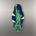 She's Choosing New York Magnet | Cloisonné-Inspired Graphic | S115-M