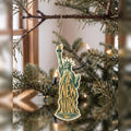 She's Choosing New York Ornament | Typographic Illustration | S116-O