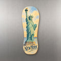 She's Choosing New York Magnet | Colored Pencil over Gouache | S117-M