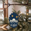 She's Choosing Los Angeles Ornament | Negative-Space Silhouette | S118-O