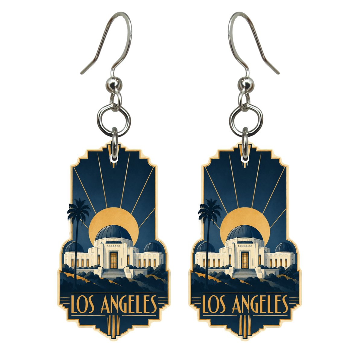 She's Choosing Los Angeles Earrings | Art Deco | S122
