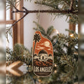 She's Choosing Los Angeles Ornament | Woodcut | S123-O
