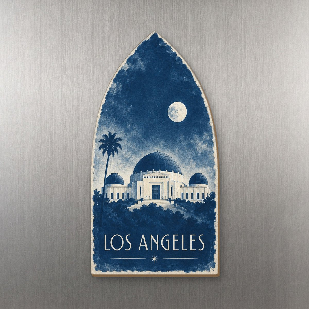 She's Choosing Los Angeles Magnet | Cyanotype-Inspired | S124-M
