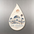 She's Choosing Los Angeles Magnet | Sparse Pointillism | S126-M