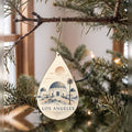 She's Choosing Los Angeles Ornament | Sparse Pointillism | S126-O