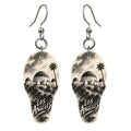 She's Choosing Los Angeles Earrings | Charcoal Gesture | S128