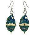 She's Choosing Los Angeles Earrings | Cloisonné-Inspired Graphic | S133