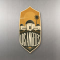She's Choosing Los Angeles Magnet | Typographic Illustration | S134-M