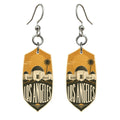 She's Choosing Los Angeles Earrings | Typographic Illustration | S134