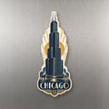 She's Choosing Chicago Magnet | Art Deco | S140-M