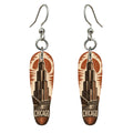 She's Choosing Chicago Earrings | Woodcut | S141