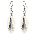 She's Choosing Chicago Earrings | Sparse Pointillism | S144