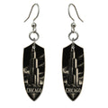 She's Choosing Chicago Earrings | Scratchboard | S145