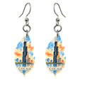She's Choosing Chicago Earrings | Restrained Watercolor | S147