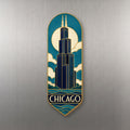 She's Choosing Chicago Magnet | Cloisonné-Inspired Graphic | S151-M