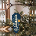 She's Choosing San Francisco Ornament | Negative-Space Silhouette | S154-O