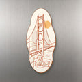 She's Choosing San Francisco Magnet | Continuous-Line Drawing | S155-M