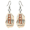 She's Choosing San Francisco Earrings | Loose Contour Sketch | S156