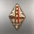 She's Choosing San Francisco Magnet | Woodcut | S159-M