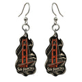 She's Choosing San Francisco Earrings | Scratchboard | S163