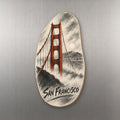 She's Choosing San Francisco Magnet | Charcoal Gesture | S164-M