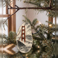 She's Choosing San Francisco Ornament | Charcoal Gesture | S164-O