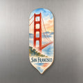 She's Choosing San Francisco Magnet | Restrained Watercolor | S165-M