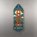 She's Choosing San Francisco Magnet | Cloisonné-Inspired Graphic | S169-M