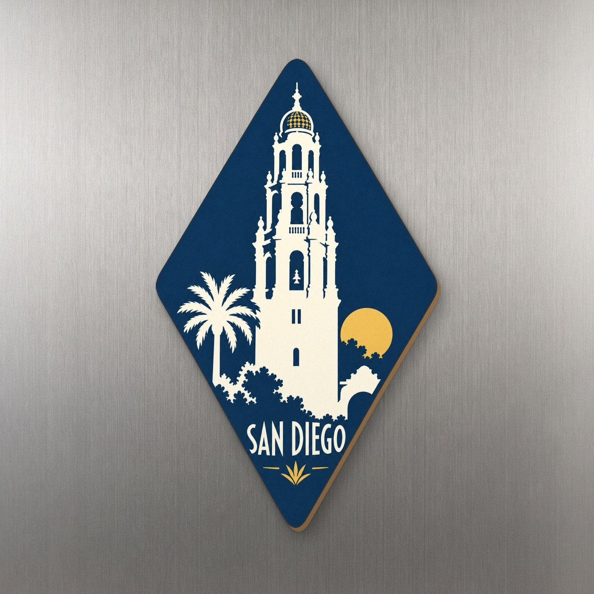 She's Choosing San Diego Magnet | Negative-Space Silhouette | S172-M