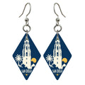 She's Choosing San Diego Earrings | Negative-Space Silhouette | S172
