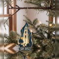 She's Choosing San Diego Ornament | Art Deco | S176-O