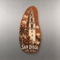 She's Choosing San Diego Magnet | Woodcut | S177-M