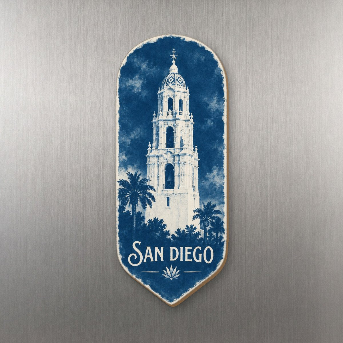 She's Choosing San Diego Magnet | Cyanotype-Inspired | S178-M