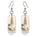 She's Choosing San Diego Earrings | Sparse Pointillism | S180