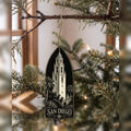 She's Choosing San Diego Ornament | Scratchboard | S181-O