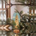 She's Choosing San Diego Ornament | Naive Folk Painting | S185-O