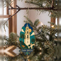 She's Choosing San Diego Ornament | Cloisonné-Inspired Graphic | S187-O