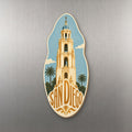 She's Choosing San Diego Magnet | Typographic Illustration | S188-M