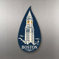 She's Choosing Boston Magnet | Negative-Space Silhouette | S209-M