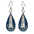 She's Choosing Boston Earrings | Negative-Space Silhouette | S209