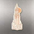She's Choosing Boston Magnet | Continuous-Line Drawing | S210-M