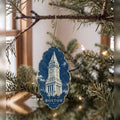 She's Choosing Boston Ornament | Cyanotype-Inspired | S215-O