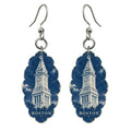 She's Choosing Boston Earrings | Cyanotype-Inspired | S215