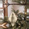 She's Choosing Boston Ornament | Etching-Inspired Linework | S216-O