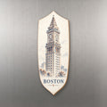 She's Choosing Boston Magnet | Sparse Pointillism | S217-M