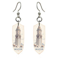 She's Choosing Boston Earrings | Sparse Pointillism | S217